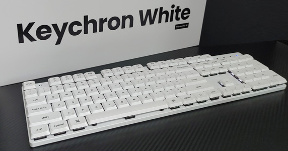 블루투스 기계식 키보드 키크론 K5 SE White 사무용으로 추천해요